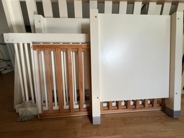 kinderbedje, Ophalen, Gebruikt, Lattenbodem, Minder dan 140 cm