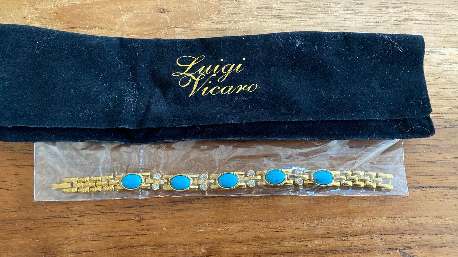 Luigi vicaro armband - lengte 19 cm, Overige materialen, Nieuw, Ophalen of Verzenden, Goud
