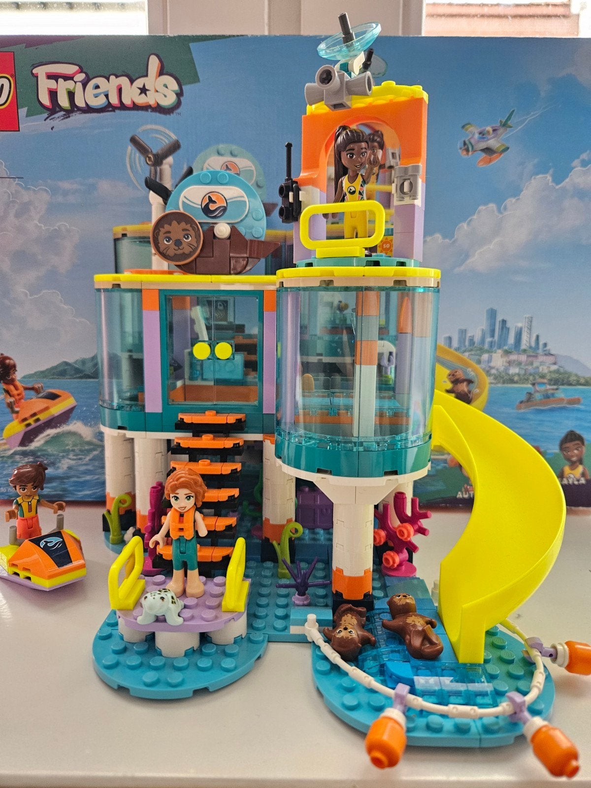 LEGO Friends 41736 Zee Reddingscentrum compleet, Ophalen of Verzenden, Zo goed als nieuw, Overige merken