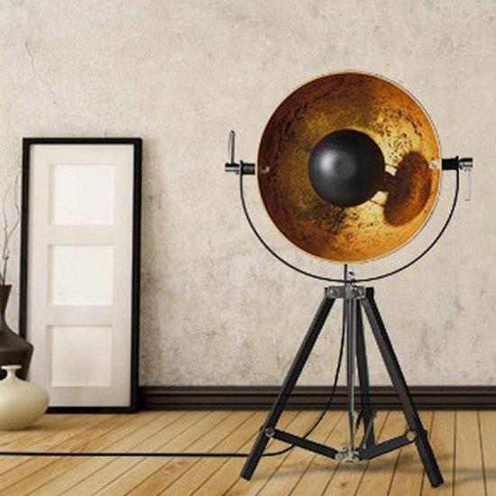 Van de Heg Golden Sun tafellamp, Ophalen, Zo goed als nieuw, Metaal, 50 tot 75 cm