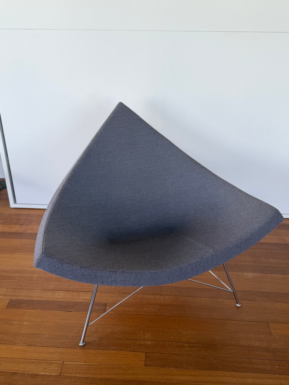2x Vitra Coconut Chair - George Nelson - Grijs & Blauw, Ophalen, Gebruikt, Twee, Overige kleuren