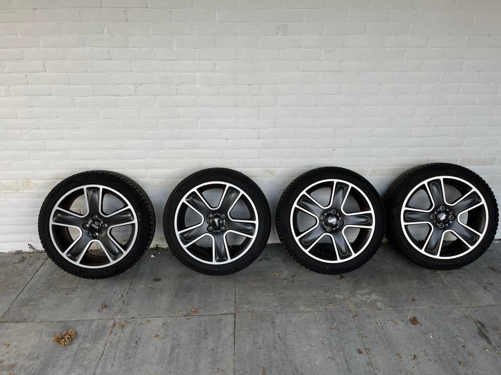 Mini 17" Velgen allseason Mini Cooper S JCW 4x100, Auto-onderdelen, Banden en Velgen, Ophalen, Gebruikt, Velg(en), 17 inch