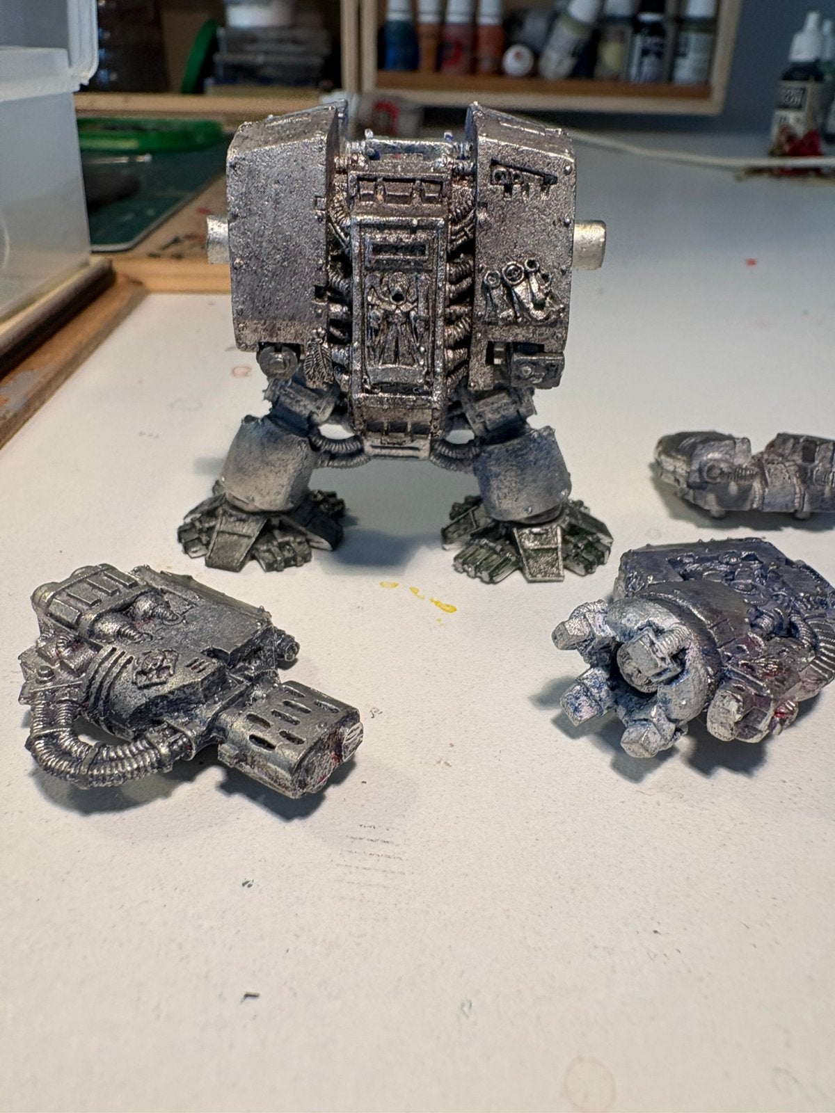 Space marine dreadnought (warhammer 40k), Hobby en Vrije tijd, Verzenden, Zo goed als nieuw, Warhammer 40000