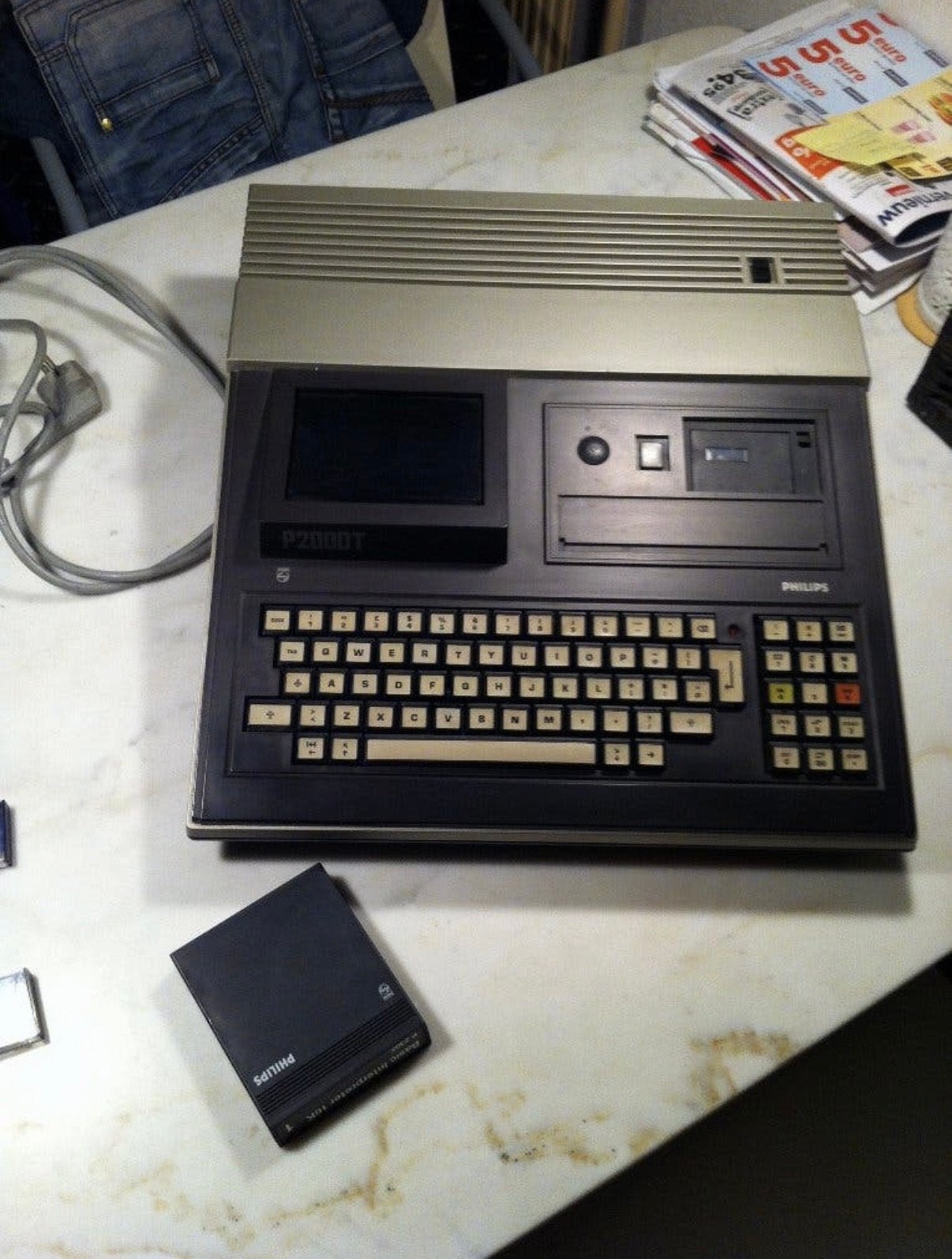 Philips P2000T Cassettecomputer met accessoires, Ophalen of Verzenden