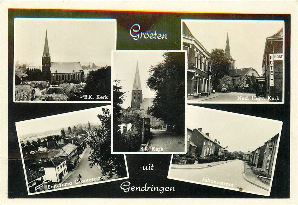 378-320-007 Gendringen Groeten uit, Ophalen of Verzenden, Voor 1920, Gelderland