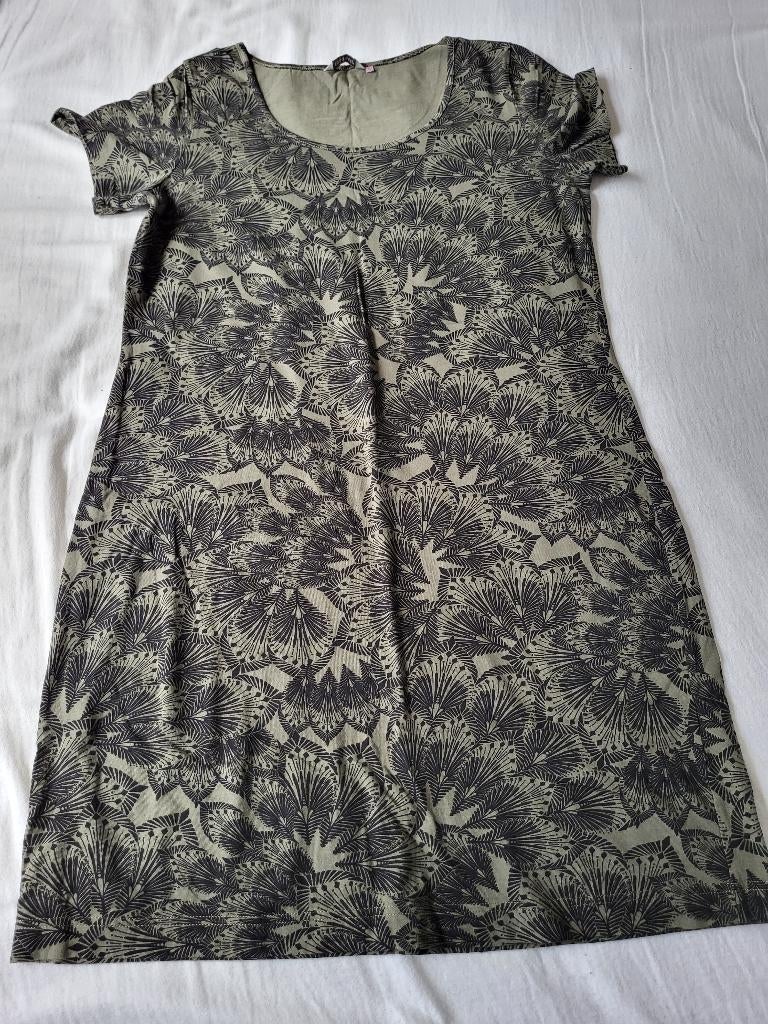 Olijfgroene t-shirt jurk Bonaparte XL, Kleding | Dames, Maat 46/48 (XL) of groter, Ophalen of Verzenden, Zo goed als nieuw, Knielengte