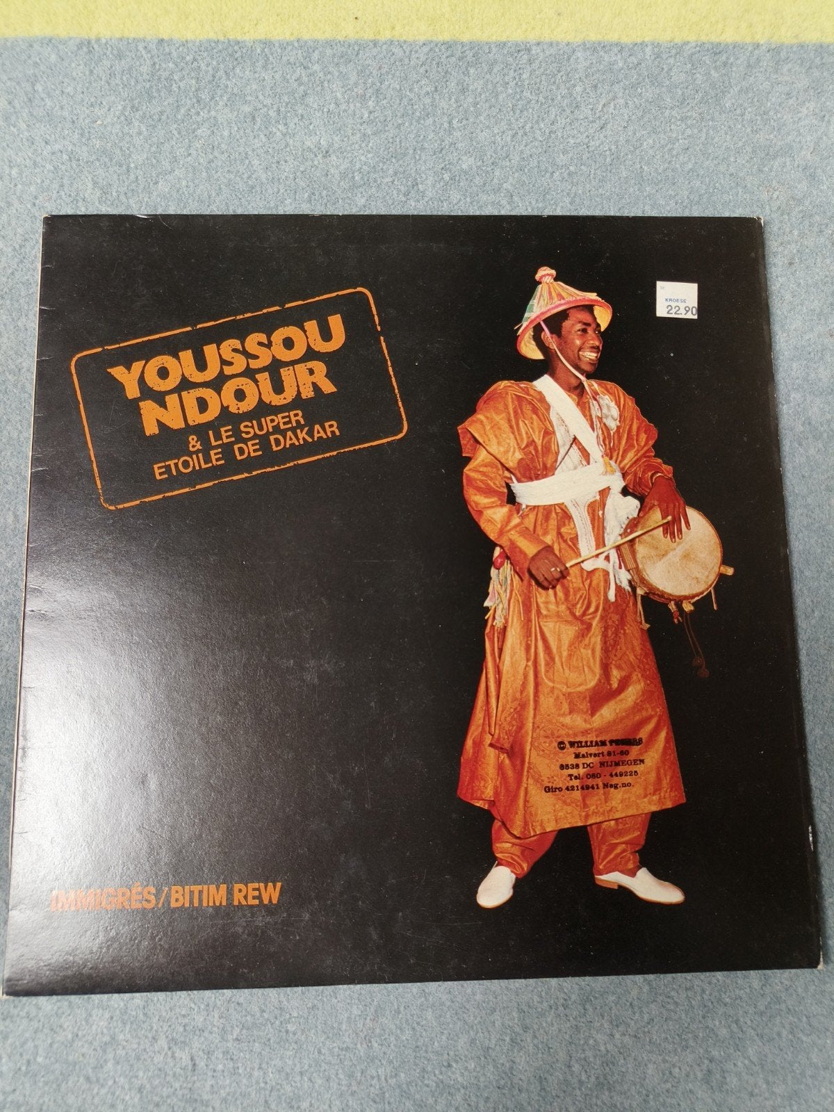 Youssou N'Dour - Immigrés / Bitim Rew (Nieuwstaat), LP, Ophalen of Verzenden, Zo goed als nieuw, 12 inch