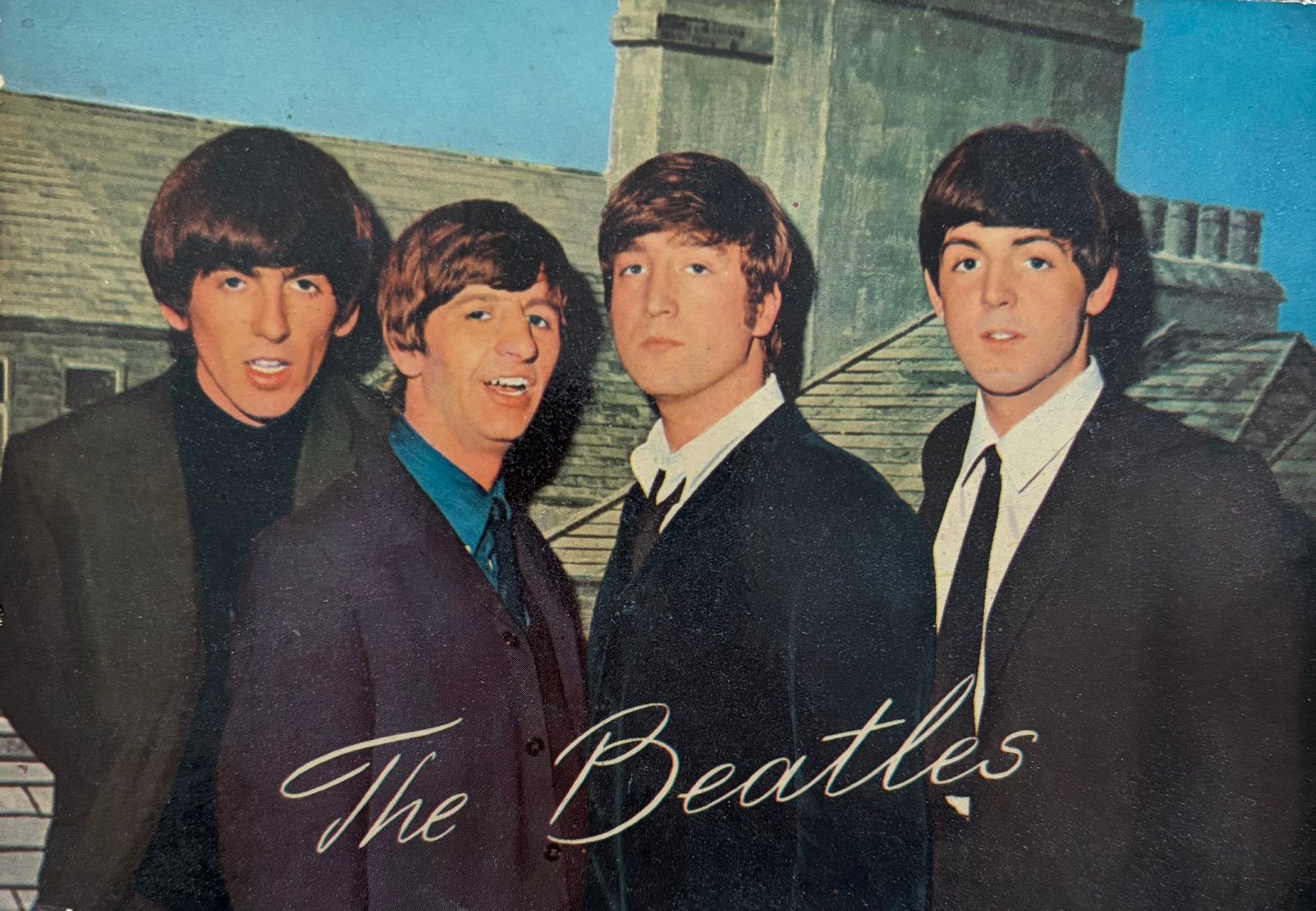 Promotiekaart The Beatles, Ophalen of Verzenden, Foto of Kaart
