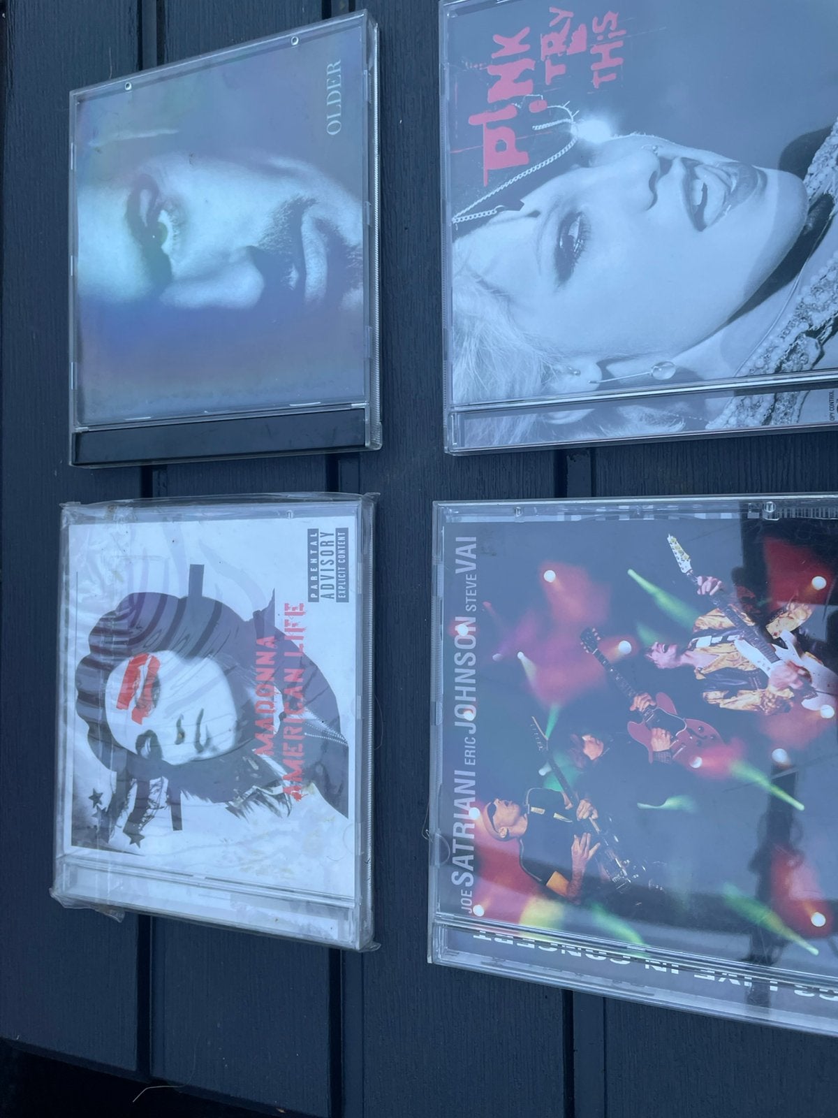 4 cd,s. Pink- Madonna-George Michael-Joe Satriani, Ophalen, Zo goed als nieuw