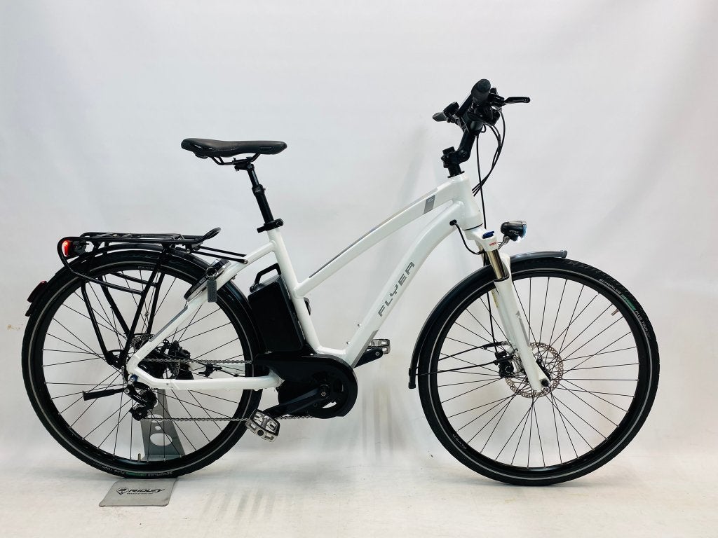 FLYER RS8 Elektrisch damesfiets L-57cm – 648AH – 2046km, Fietsen en Brommers, Overige merken, Versnellingen, Zo goed als nieuw