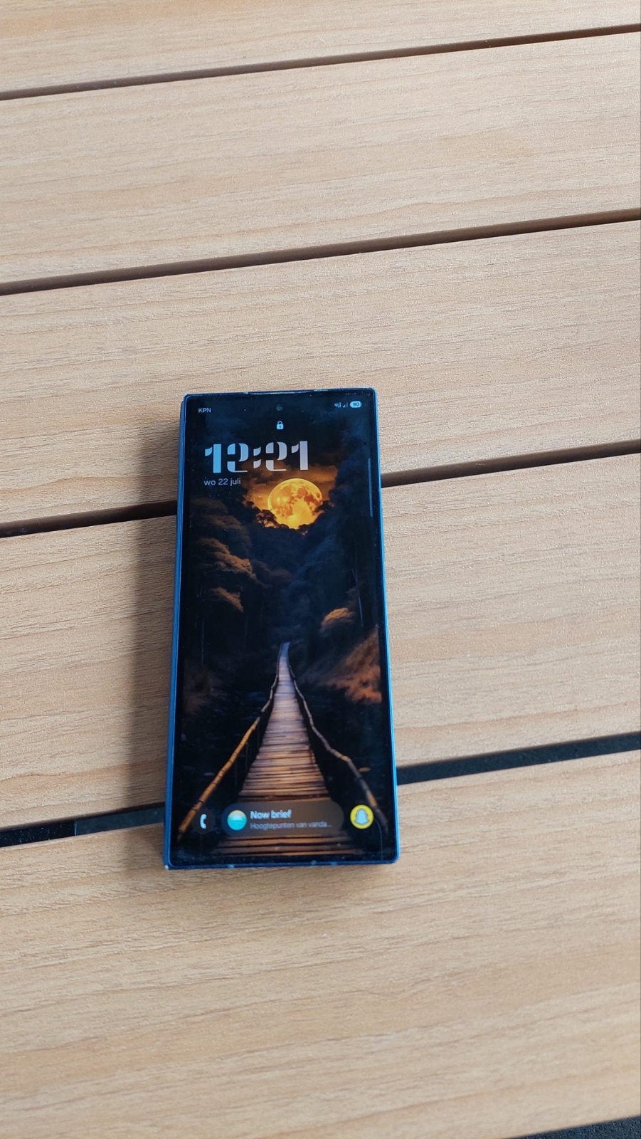 Samsung Galaxy Fold 6 met stuk binnenscherm, Telecommunicatie, Mobiele telefoons | Samsung, Ophalen of Verzenden, Gebruikt, Blauw