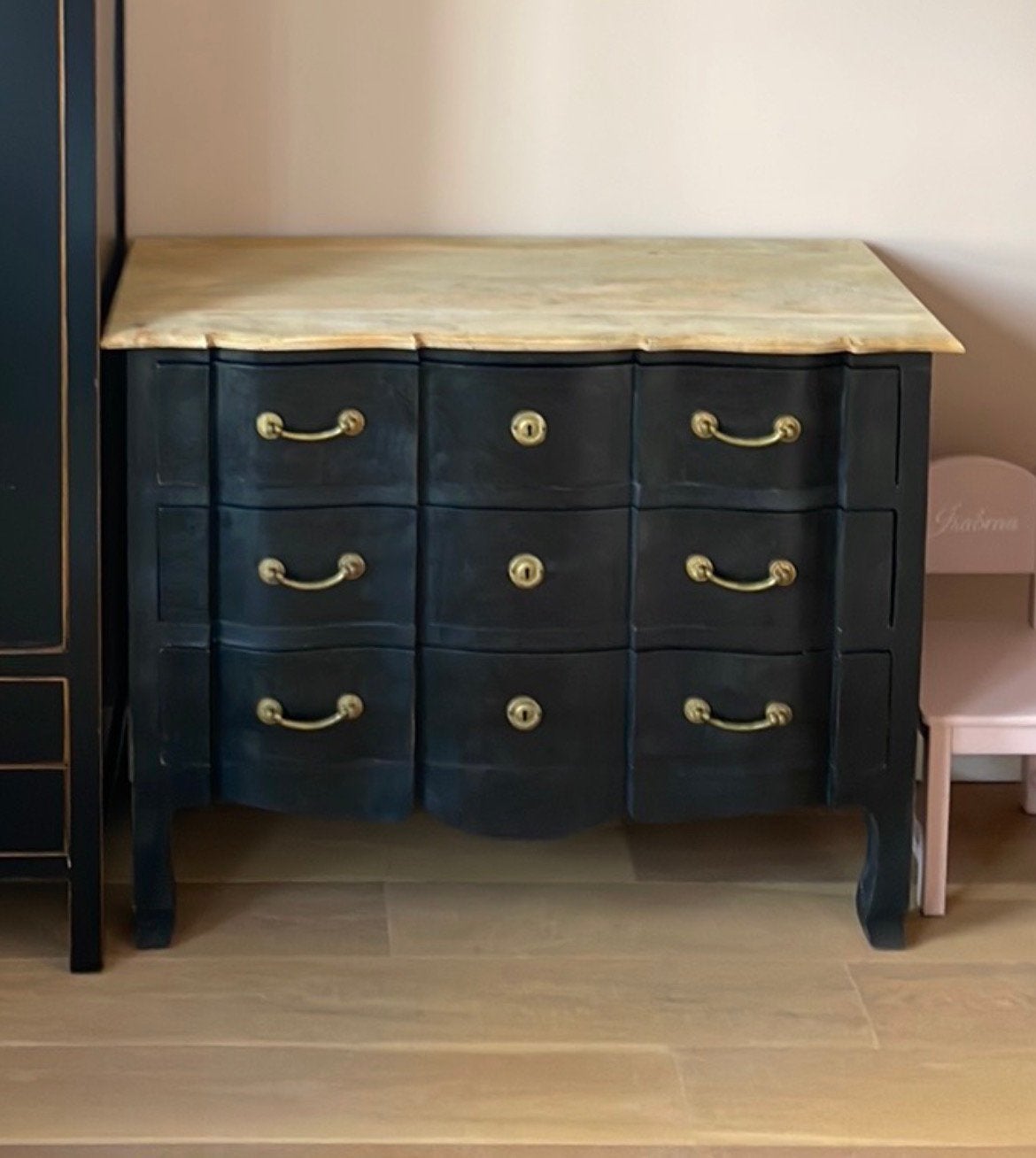 Maisons du Monde Ladekast of commode, Ophalen, Eikenhout, 100 tot 150 cm, Zo goed als nieuw