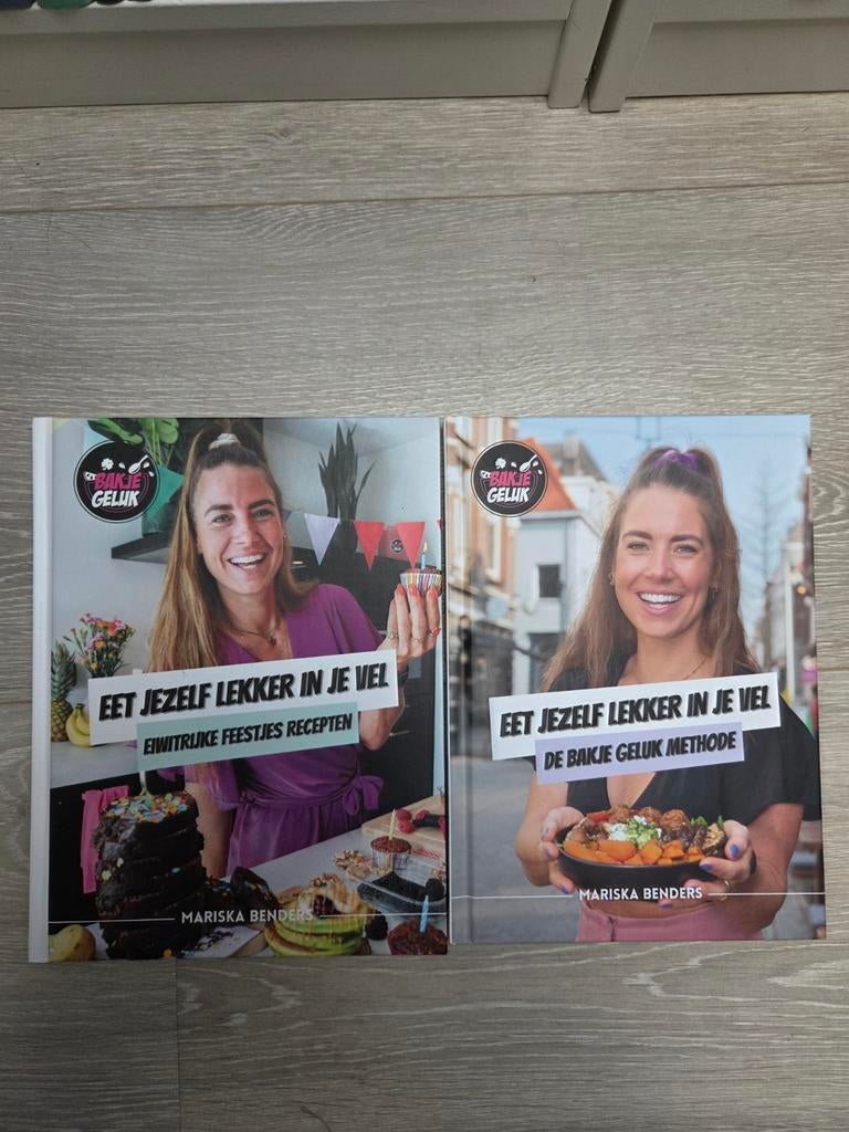 2x Mariska Benders / Bakje Geluk, Boeken, Gezondheid, Dieet en Voeding, Ophalen of Verzenden, Zo goed als nieuw