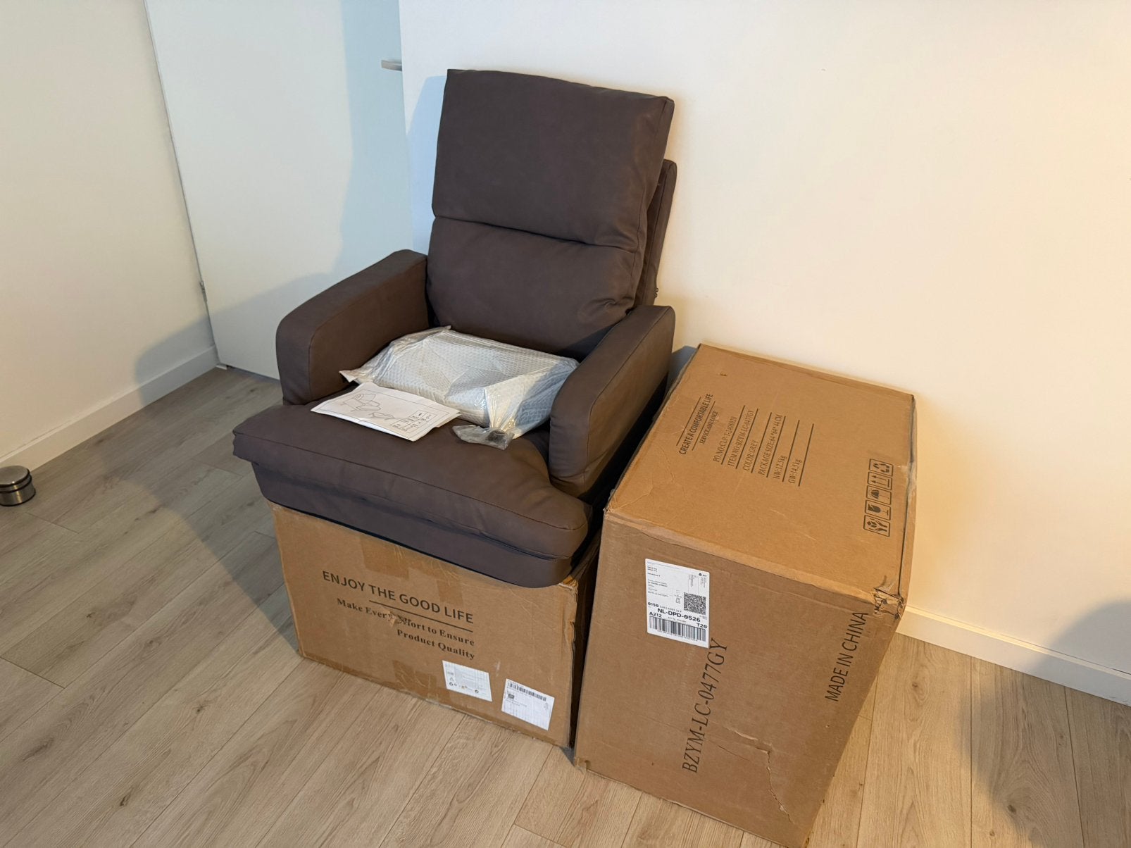 2 NIEUWE Fauteuils In Dozen! Verstelbaar Incl Voetenbank, Ophalen, Nieuw