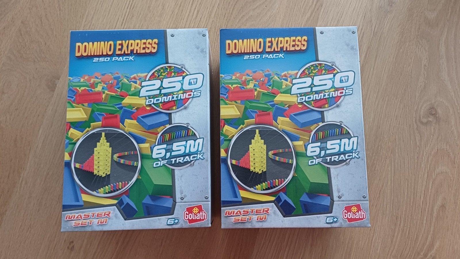 Domino Express Master Set 250 Dominostenen Goliath, Ophalen of Verzenden, Zo goed als nieuw, Jongen of Meisje