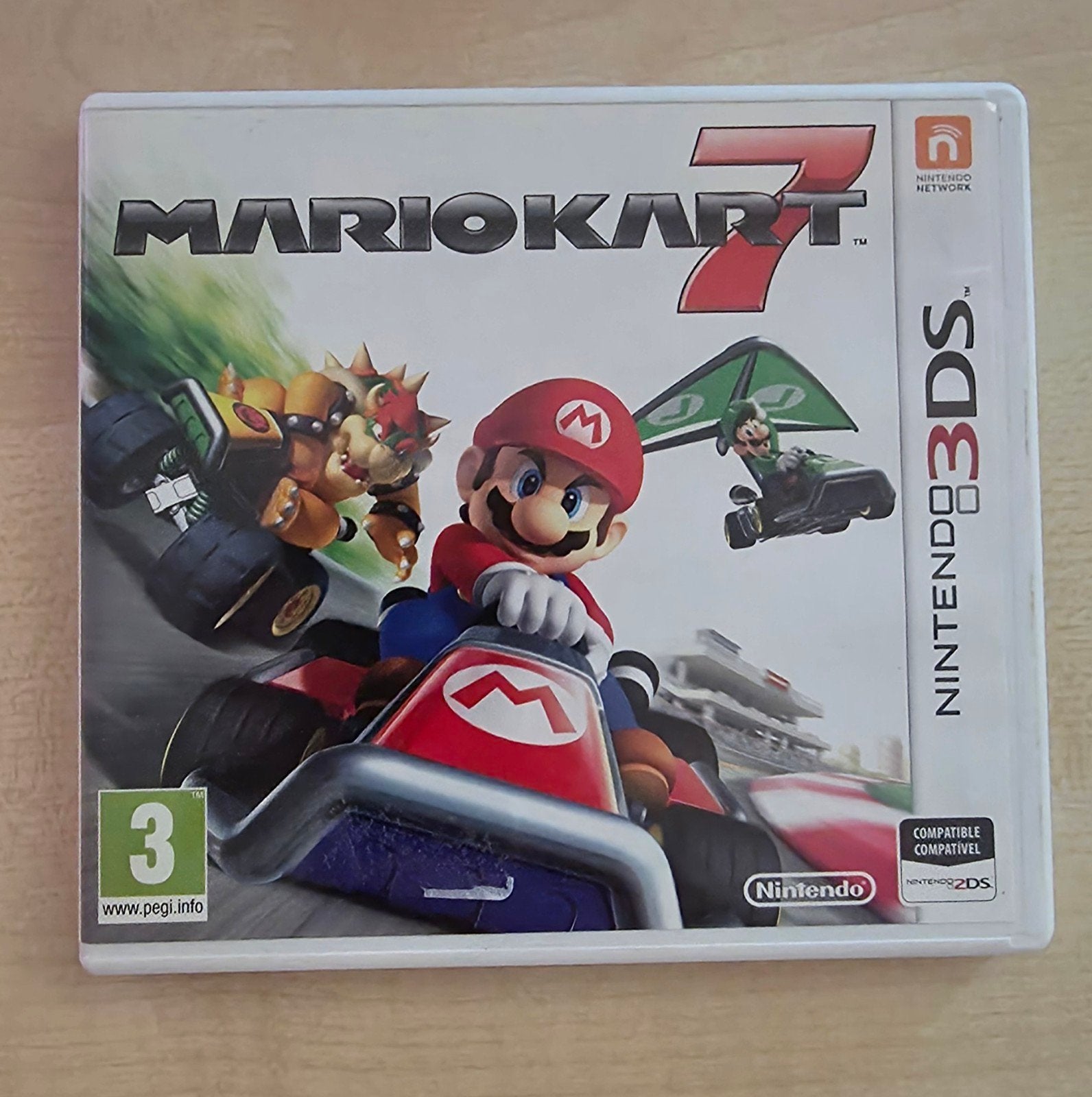Mario Kart 7 - Nintendo 3DS (CIB), Ophalen, 1 speler, Racen en Vliegen, Zo goed als nieuw