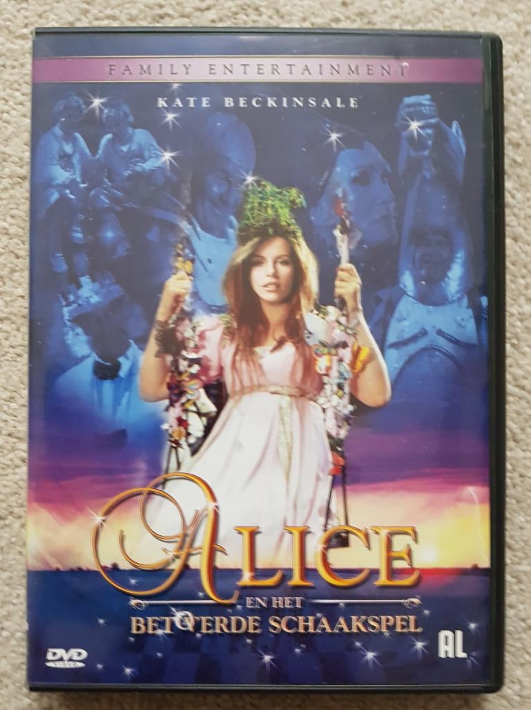 Alice en het betoverde schaakspel fantasie film dvd kinderen, Alle leeftijden, Verzenden, Zo goed als nieuw, Film