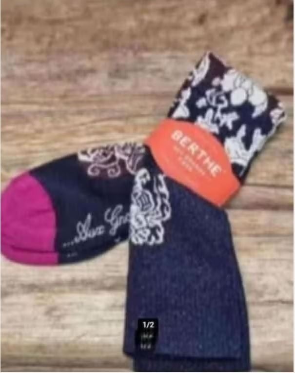 Berthe aux Grands Pieds - Sokken 35/38 & 38/41 - Nieuw €35, Sokken en Kniesokken, Zwart, Maat 35 t/m 38, Nieuw