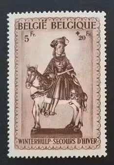 Belgie 1942 - OBP 592A - Sint-Maarten, Frankeerzegel, Ophalen of Verzenden, Postfris, Postfris