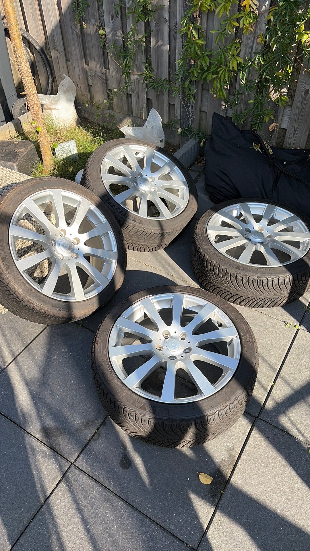 5x114,3 velgen naaf 67.1mm kia hyundai etc, Auto-onderdelen, 18 inch, Banden en Velgen, 225 mm, Winterbanden