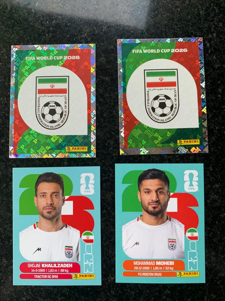 Iran (WK 2026 Panini stickers), Ophalen of Verzenden, Zo goed als nieuw, Buitenlandse clubs, Poster, Plaatje of Sticker
