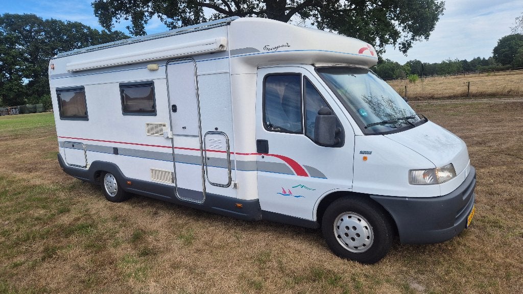 FIAT BURSTNER 627  2.5 TD    AIRCO APK 2028  SUPER COMPLEET, Gaslek-detector, Ringverwarming, Fiat, Luifel