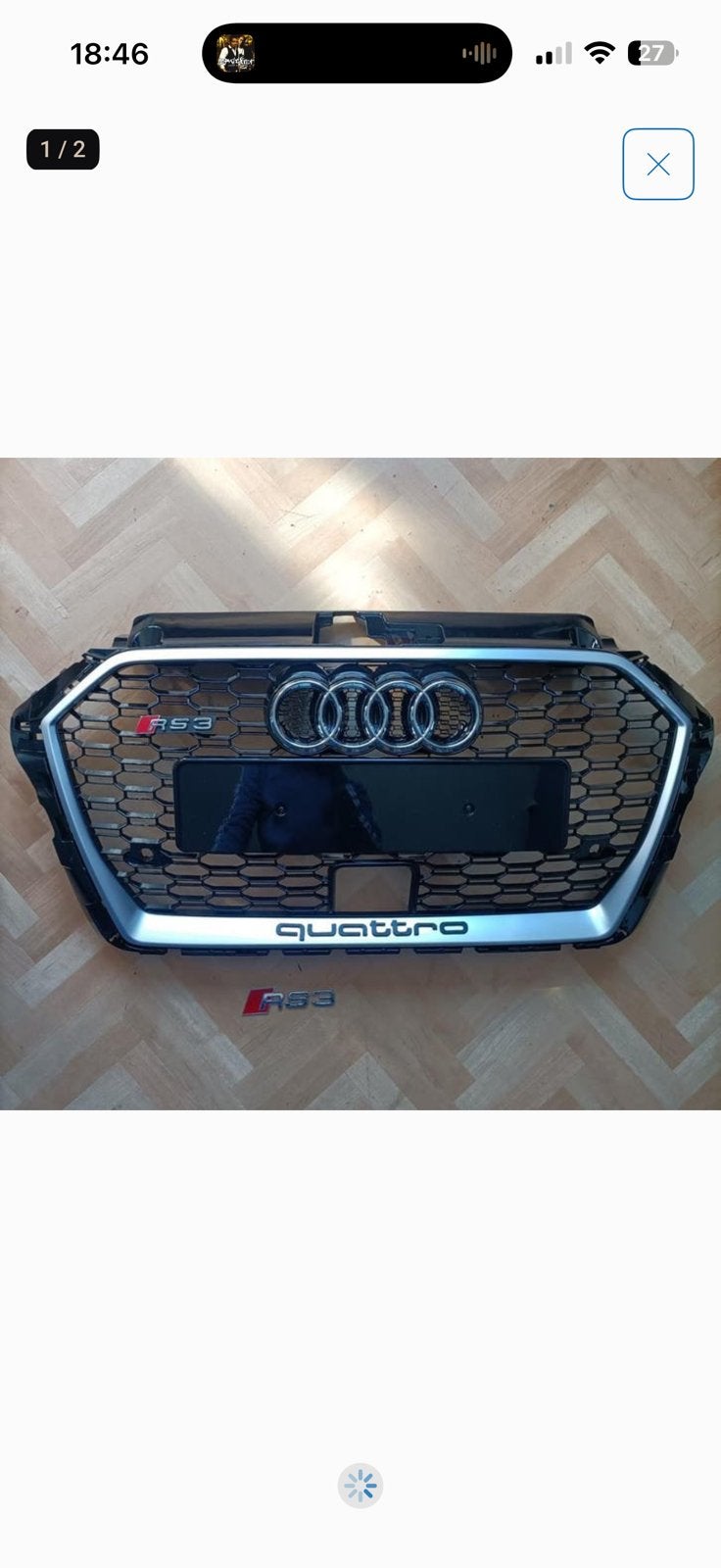 Audi rs3 grill, Ophalen, Voor, Audi, Bumper