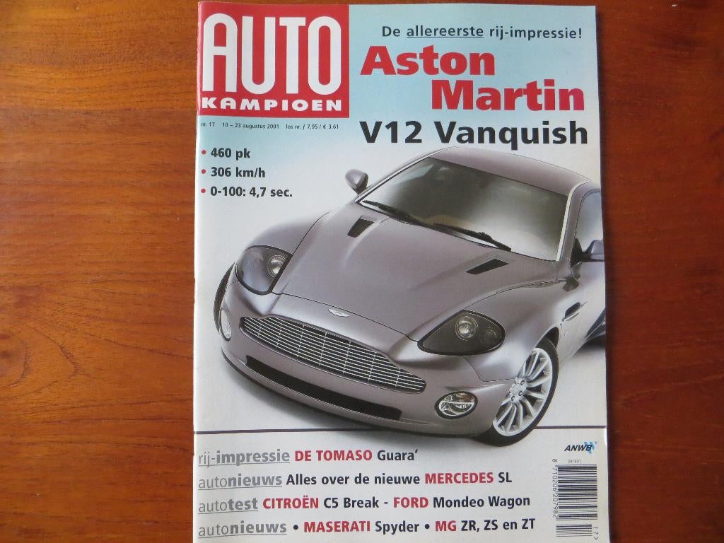 Autokampioen 17 2001 MG ZR, ZS, ZT, MB SL, De Tomaso Guara, Boeken, Ophalen of Verzenden, Nieuw, Overige merken