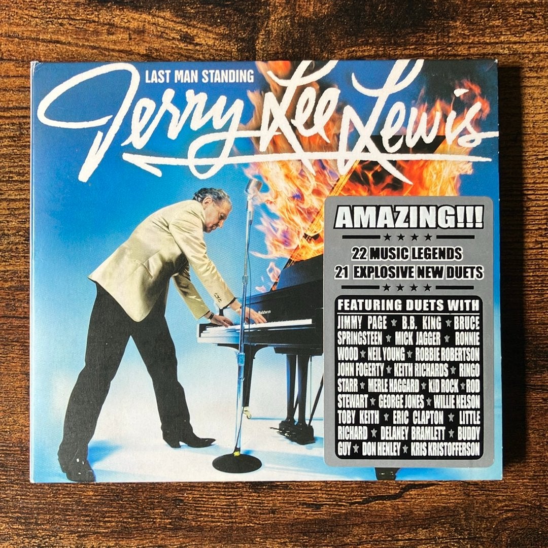 CD Jerry Lee Lewis - Last Man Standing: The Duets, Ophalen of Verzenden, Zo goed als nieuw, Rock-'n-Roll