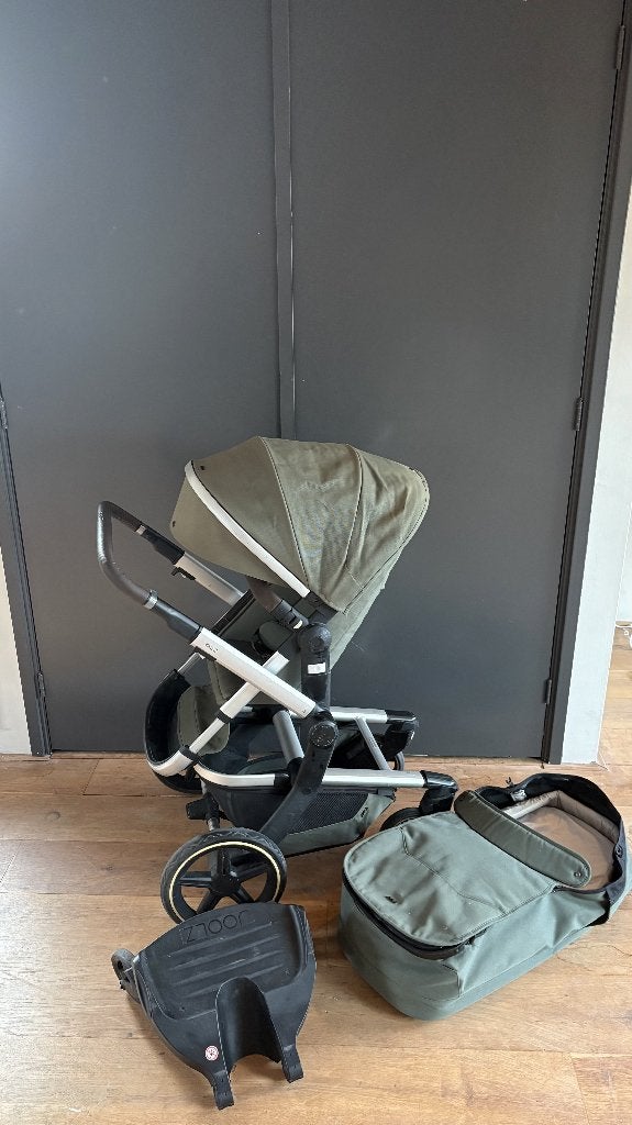 Joolz Day² kinderwagen + reiswieg + meerijdplankje, Gebruikt, Met reiswieg, Ophalen, Kinderwagen