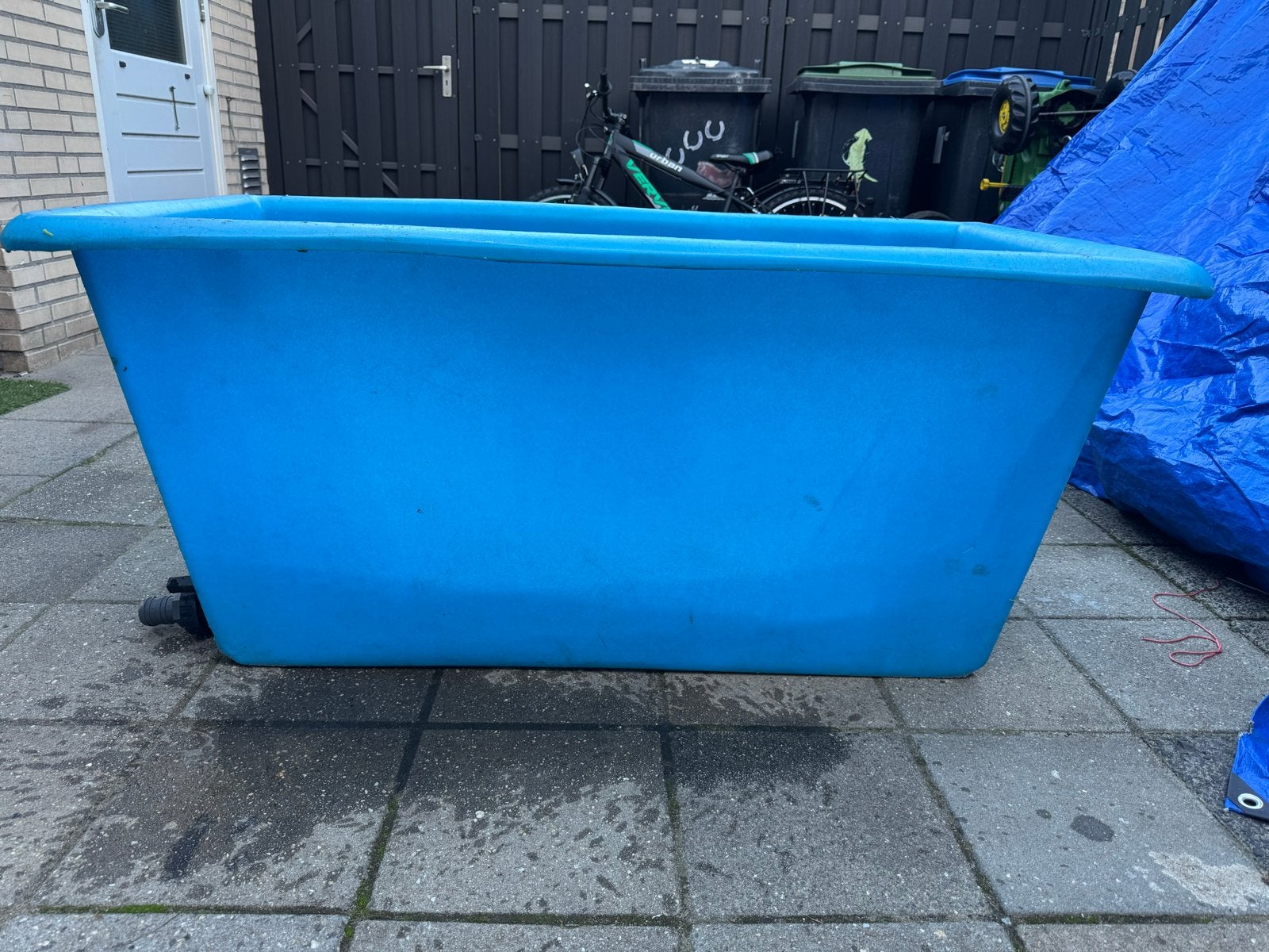Koi meetbak/ carantaine bak, Tuin en Terras, Ophalen, Gebruikt