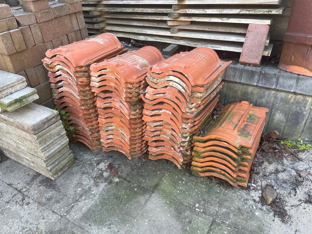Gebruikte dakpannen - Klassiek rood, Ophalen, Gebruikt, Steen of Klei, 15 m² of meer