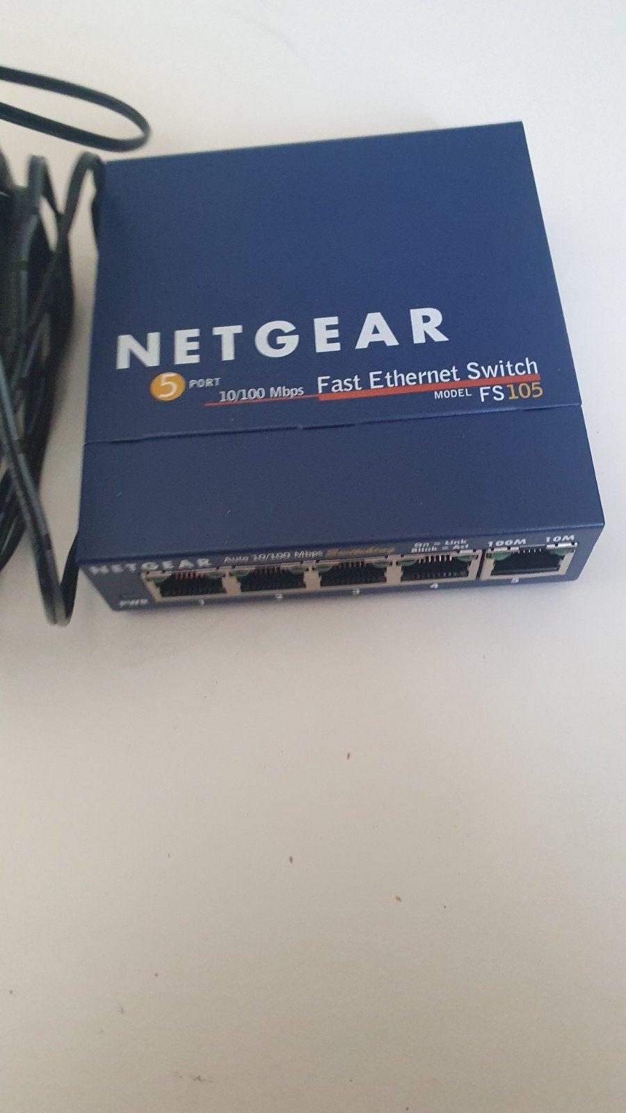 NETGEAR FS105 5-poorts Fast Ethernet Switch, Ophalen of Verzenden