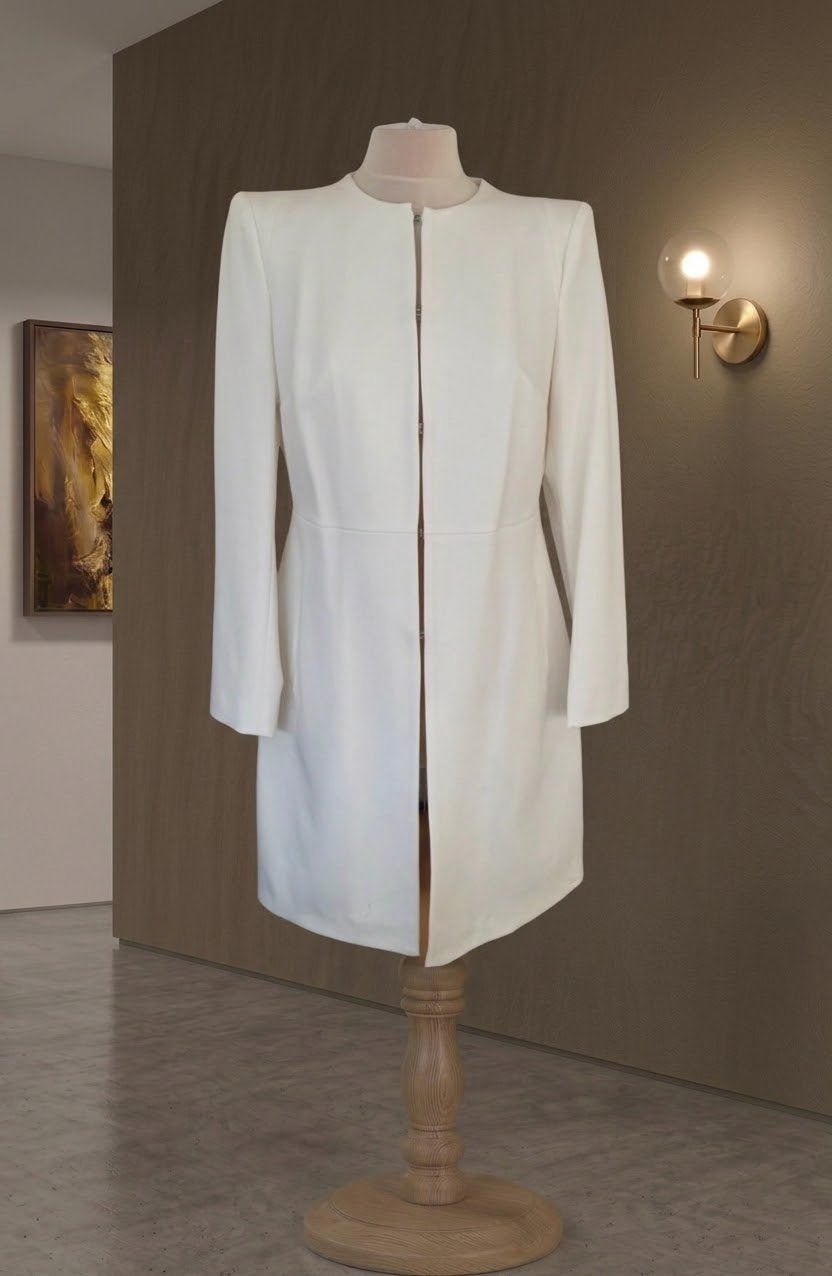 Alba Moda lange blazer (boter)wit - maat 40, Verzenden, Nieuw, Maat 38/40 (M), Wit