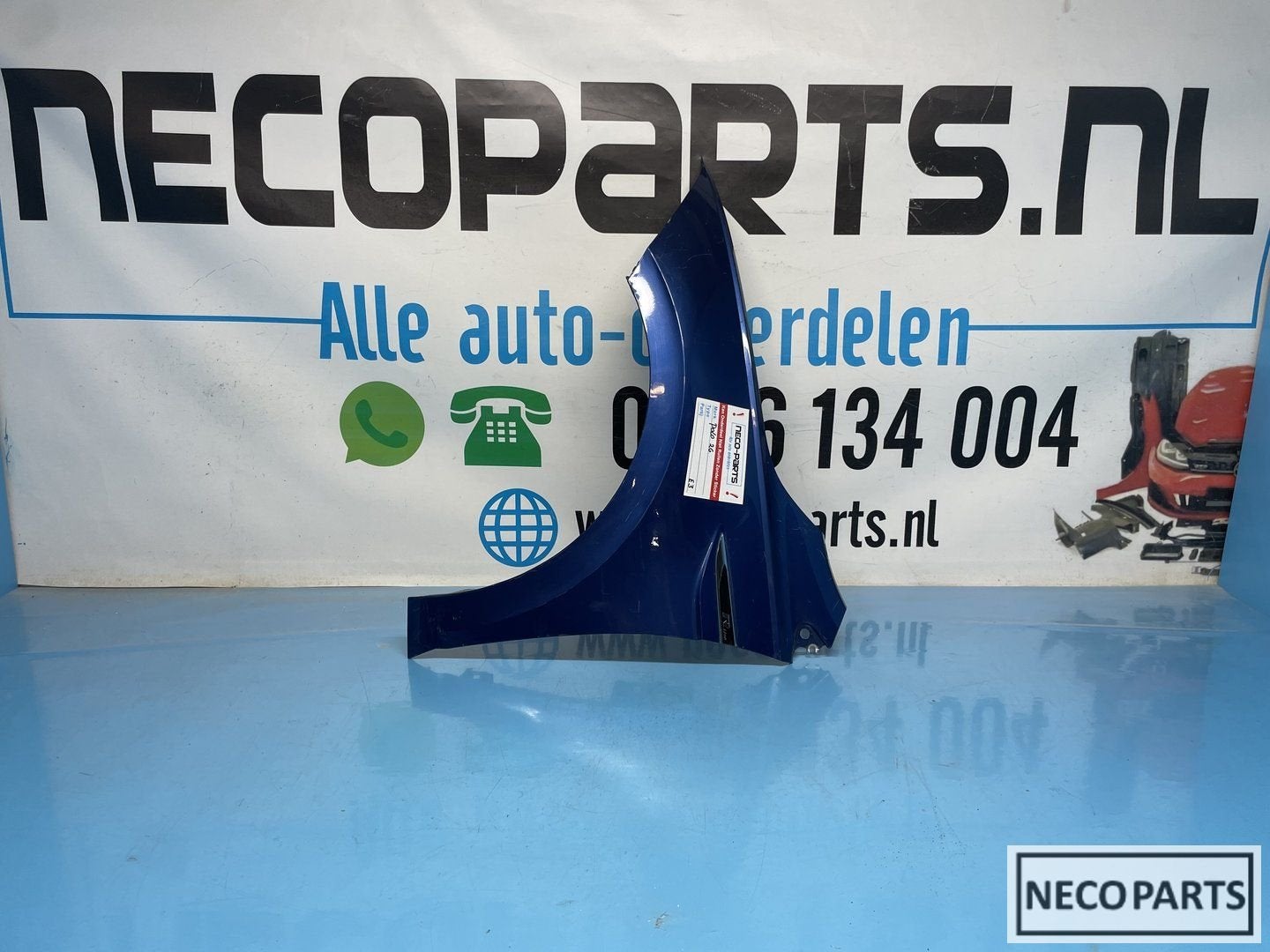 VW POLO 2G SCHERM ZIJSCHERM SPATBORD ZIJSPATBORD ORIGINEEL, Auto-onderdelen, Gebruikt, -, Volkswagen, -