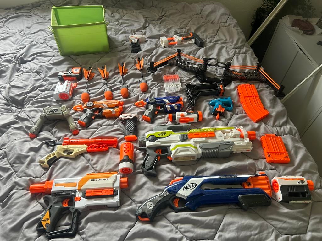 Verzameling NERF-guns, Ophalen, Gebruikt
