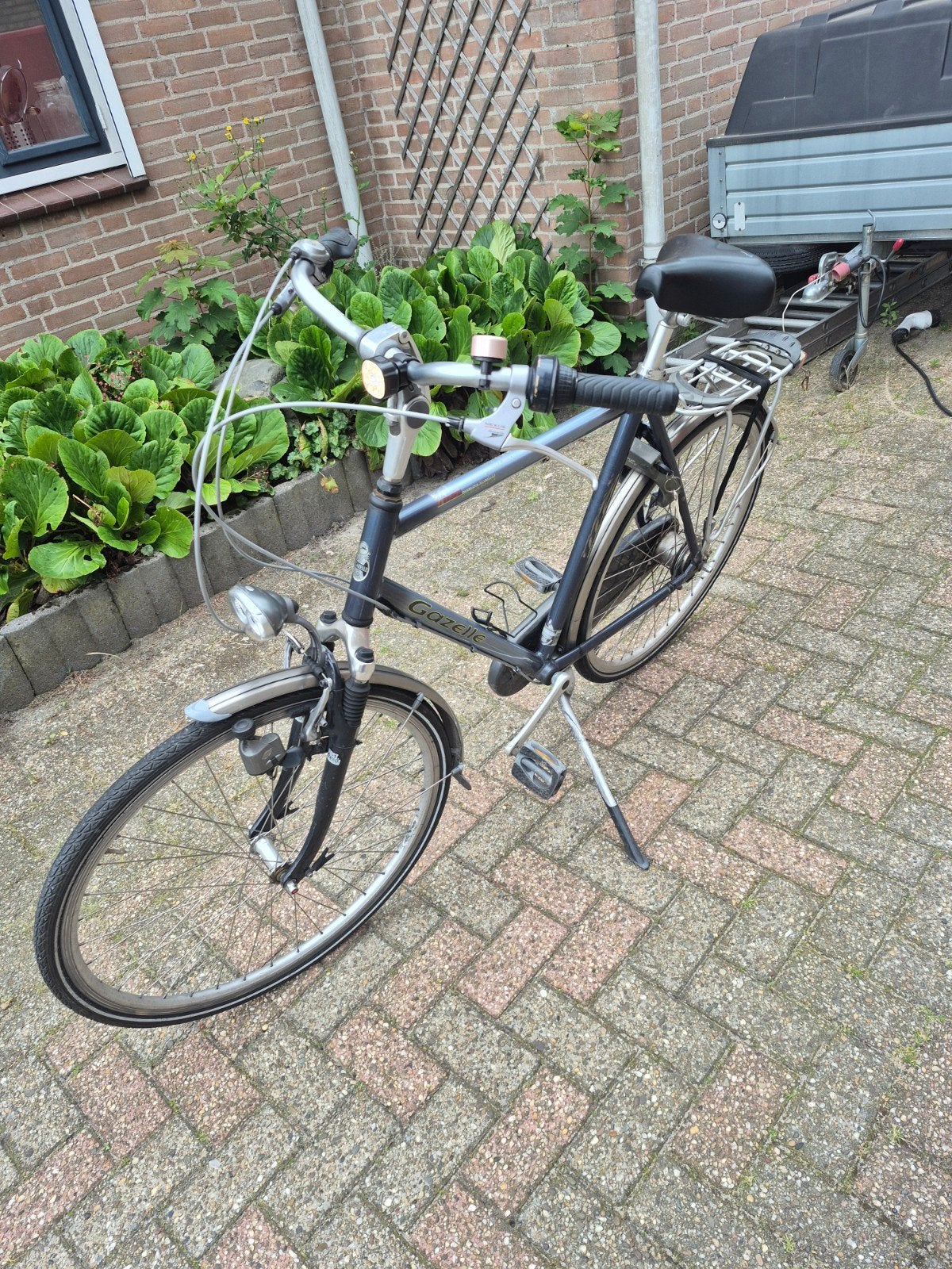 Gazelle fiets met 7 versnellingen, Fietsen en Brommers, Fietsen | Heren | Herenfietsen, Ophalen, Terugtraprem, Gebruikt, Versnellingen
