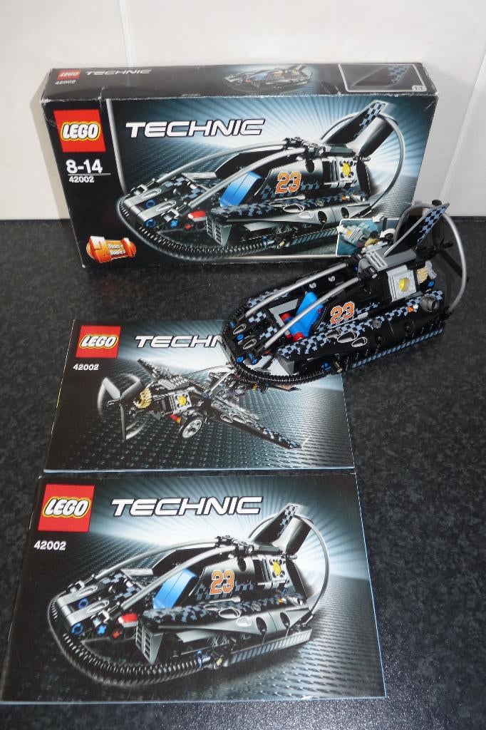 als nieuw Lego Technic 42002 hovercraft incl doos en boekje, Compleet, Lego, Ophalen of Verzenden, Zo goed als nieuw