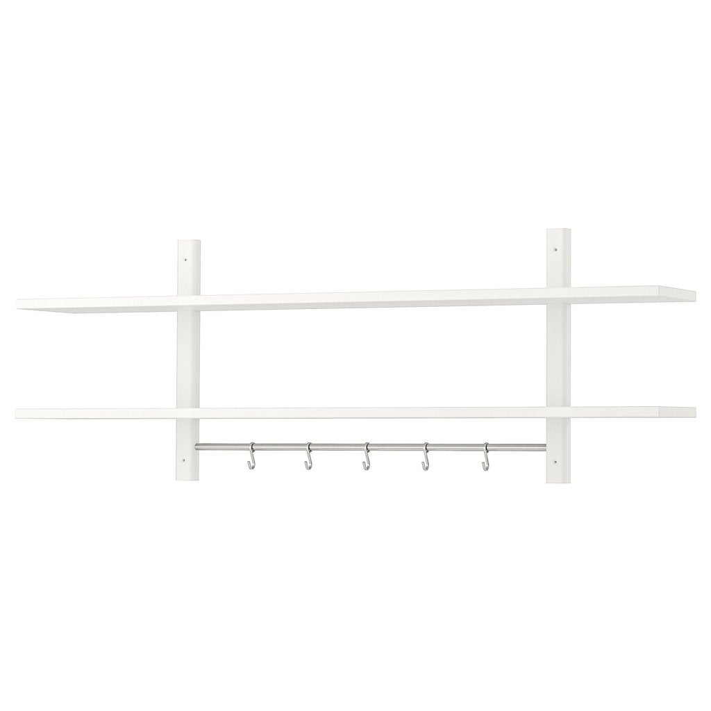 Ikea VÄRDE dubbele wandplank wit nieuw in doos, Ophalen, Nieuw