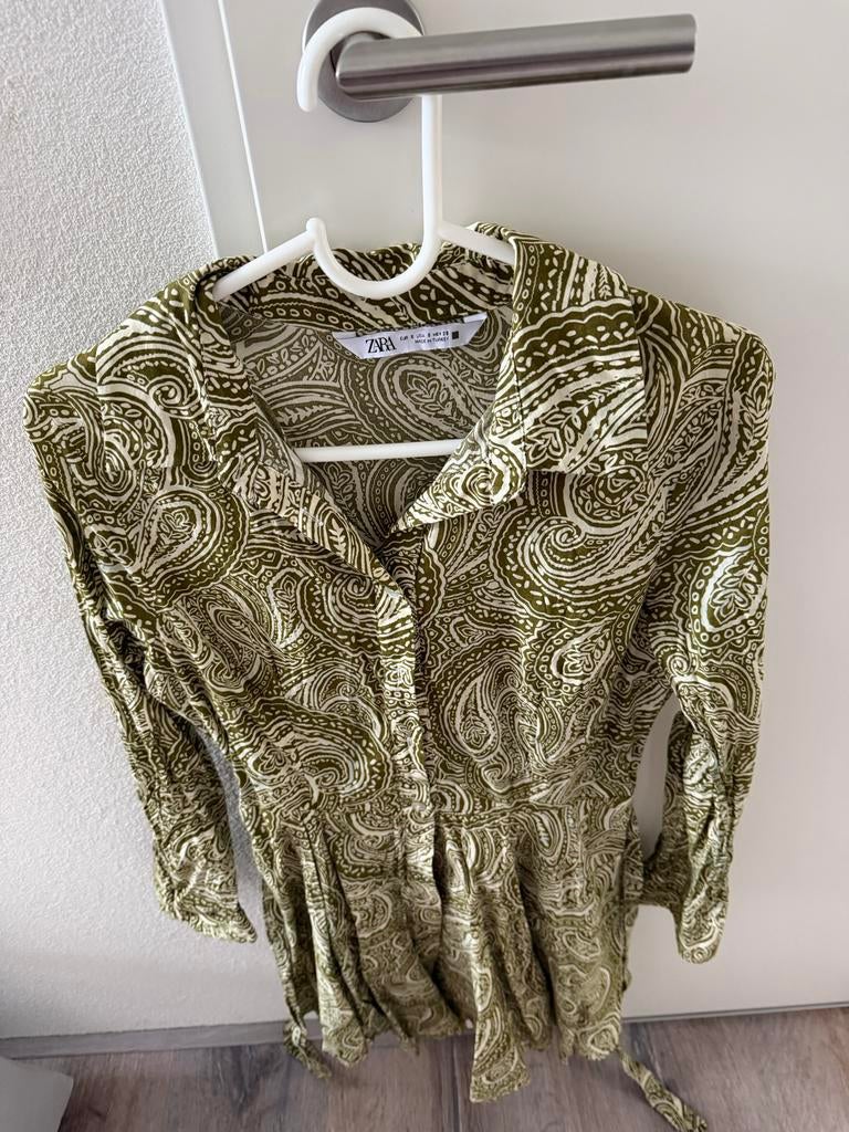 Zara jurk met print, Ophalen of Verzenden, Maat 36 (S), Gedragen, Boven de knie