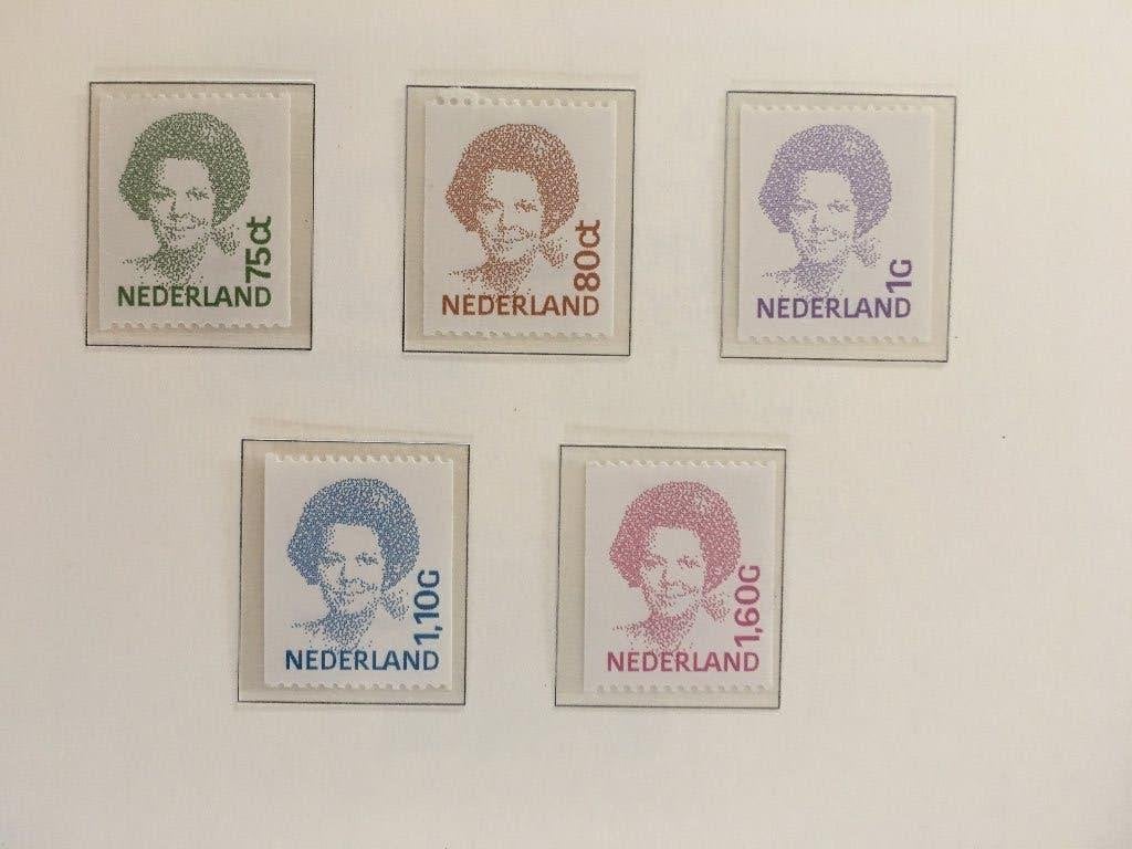 i126-1488apf Nederland 1981-1990 Inversie 5x rolzegel - PF, Ophalen of Verzenden, Na 1940, Postfris