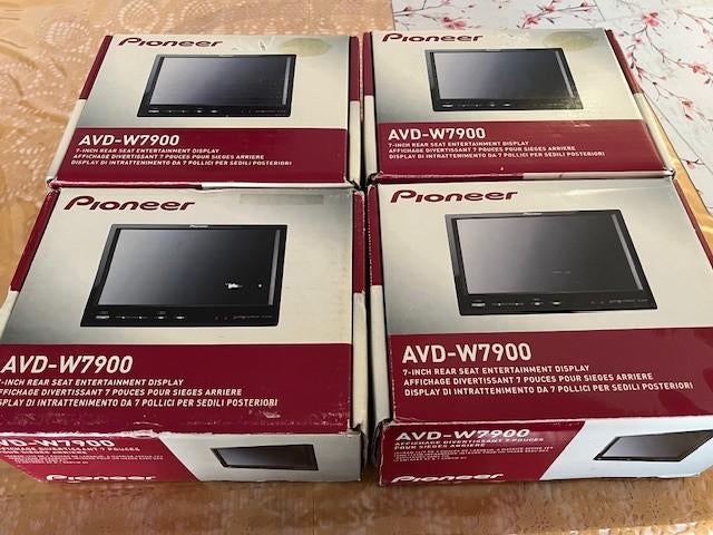 TK Pioneer AVD-W7900 Hoofdsteun schermen Splinternieuw, Ophalen, Nieuw