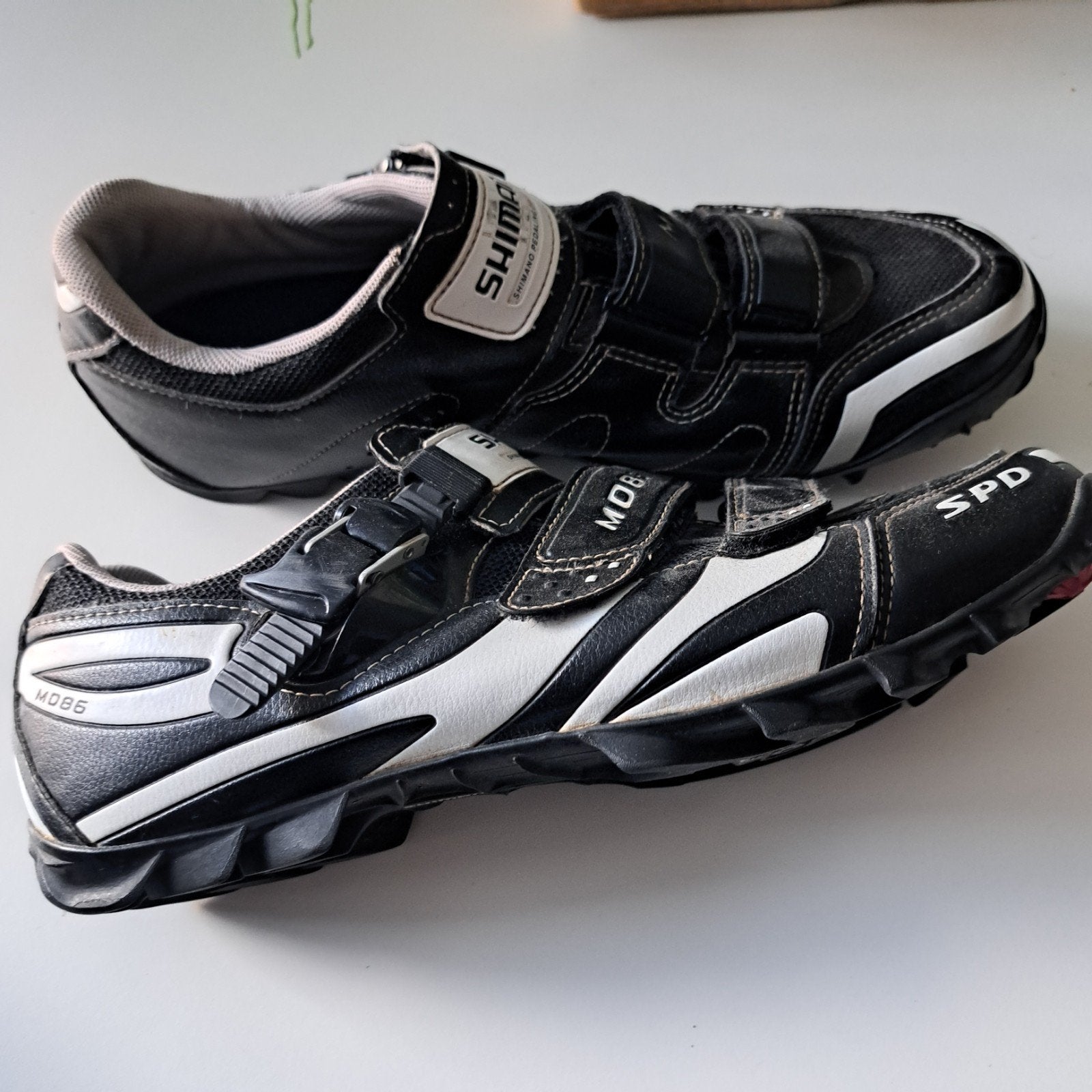 Shimano M086 mountainbike / incl spd plaatjes / maat 46, Fietsen en Brommers, Fietsaccessoires | Fietskleding, Schoenen, Overige maten