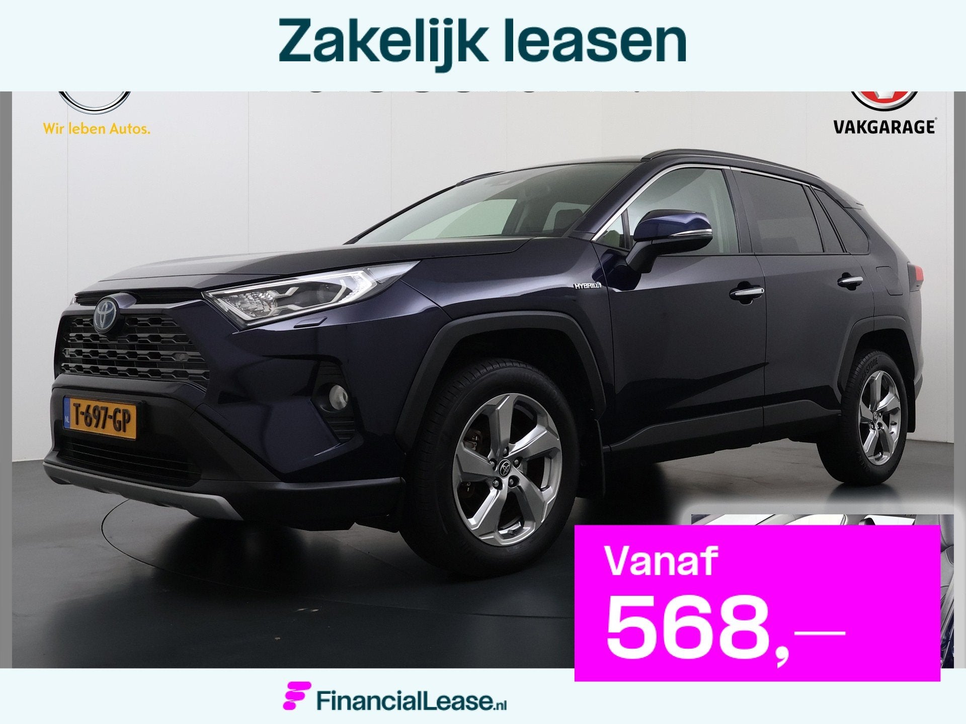 Toyota RAV4 2.5I Hybride Leer+Verwarming+Memory Adap.Cruise