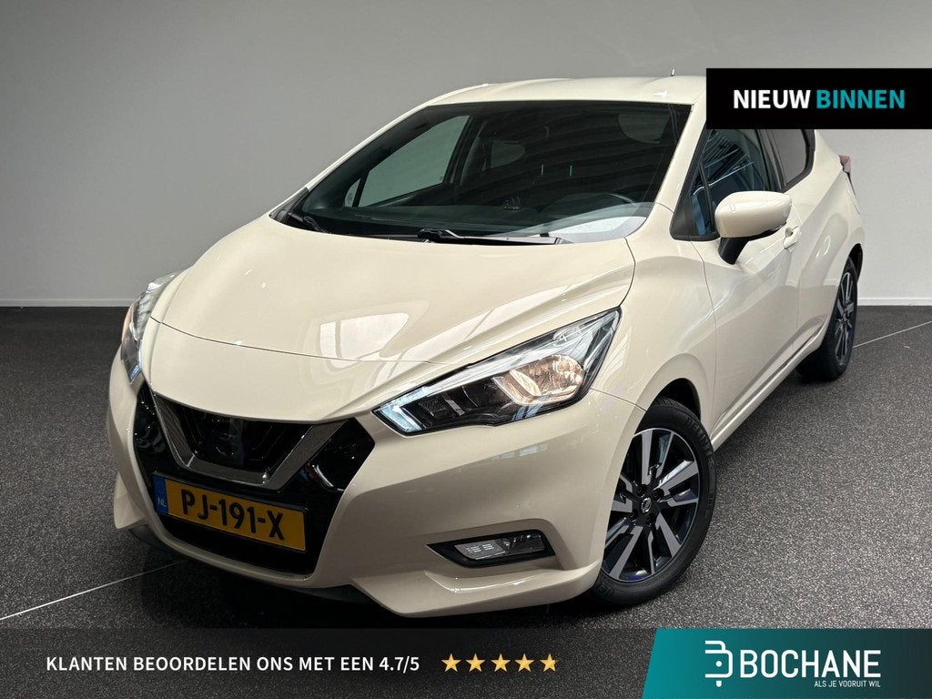 Nissan Micra 0.9 IG-T N-Connecta | Camera | Navigatie | Crui, Auto's, Nissan, Voorwielaandrijving, 898 cc, Stof, 23 km/l
