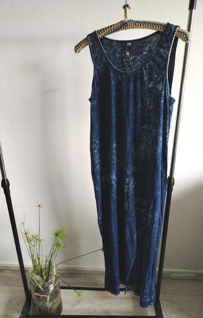 G-Star RAW Denim Jurk - Maat M, Kleding | Dames, Maat 38/40 (M), Blauw, Ophalen of Verzenden, Zo goed als nieuw