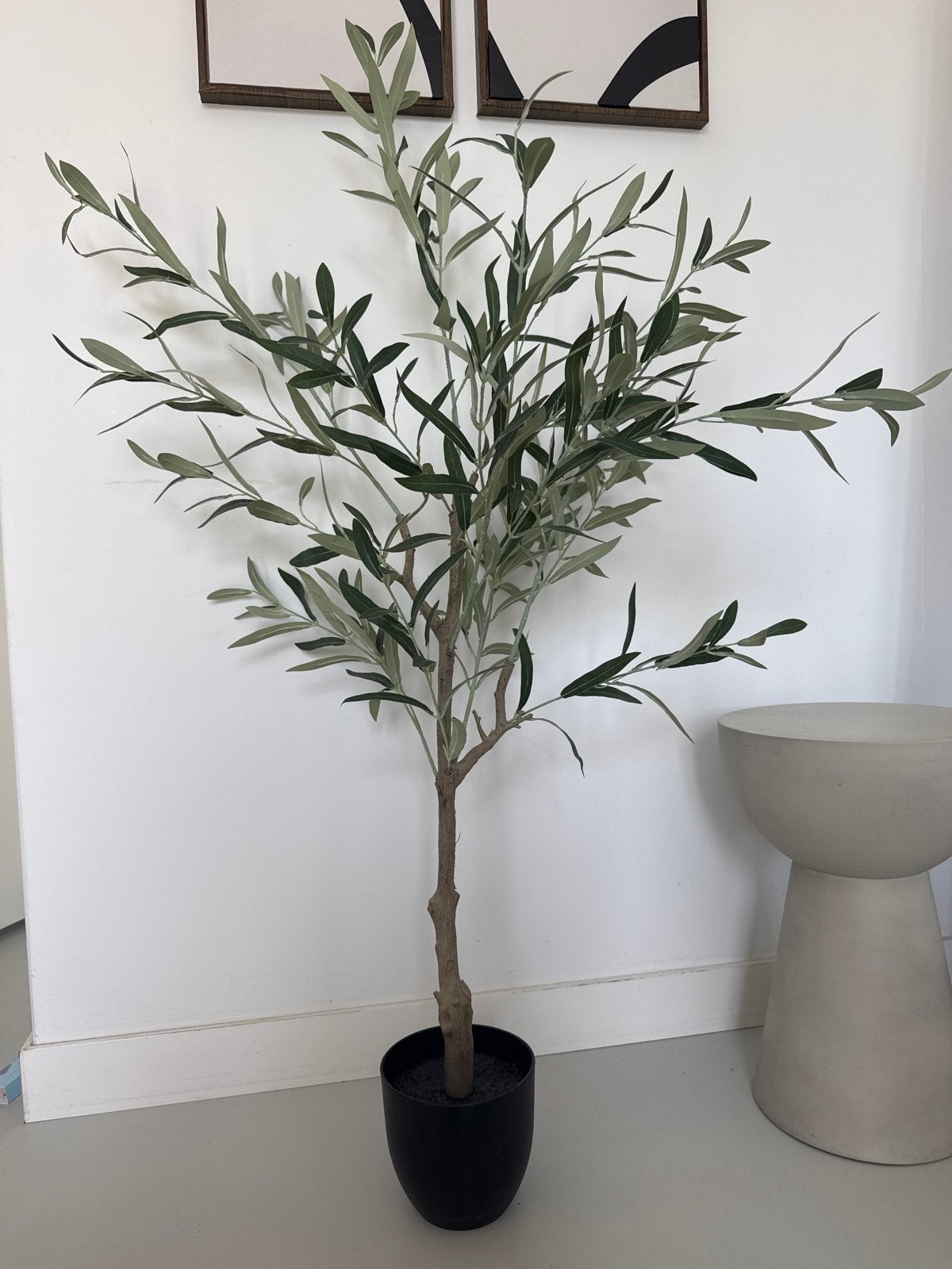 Kunst olijfboom Jysk 125cm, Ophalen, Zo goed als nieuw, Kunstplant, 125 cm