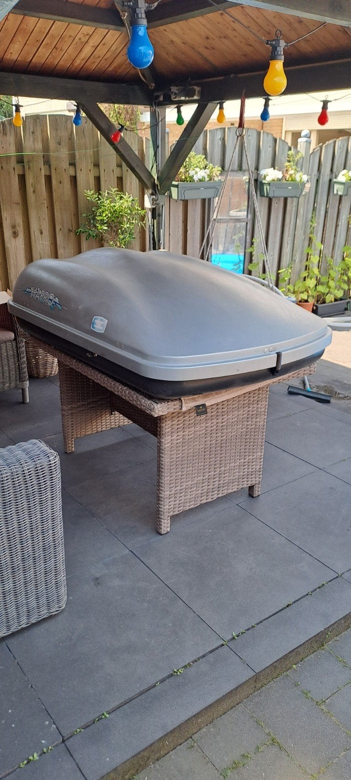Dakkoffer Hapro 500L, Auto diversen, Dakkoffers, Ophalen, Zo goed als nieuw
