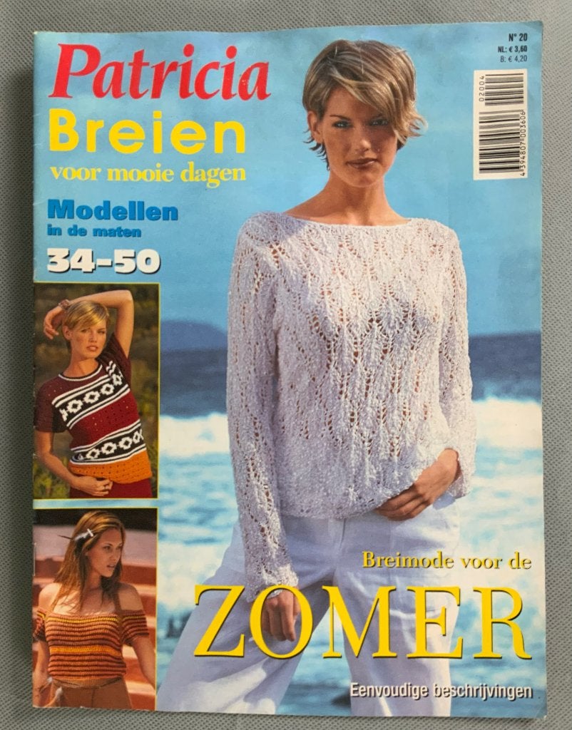 Breiblad Patricia Breien, nr 20 2014 - 31 patronen, Ophalen of Verzenden, Zo goed als nieuw, Breien, Patroon of Boek