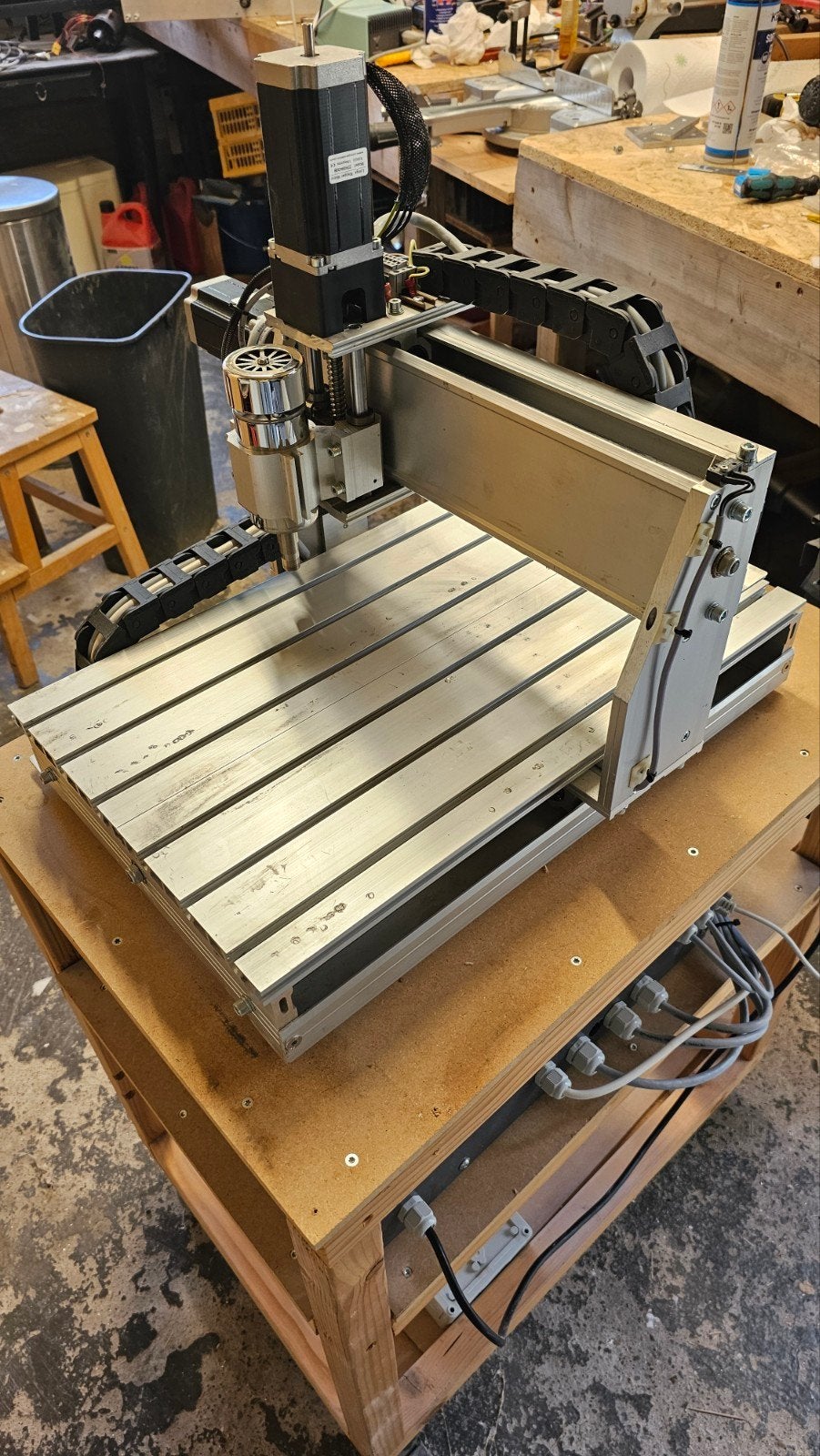 CNC freesmachine met kogelomloopspindels en USBCNC software, Doe-het-zelf en Verbouw, Ophalen, Zo goed als nieuw, Elektrisch, Overige soorten
